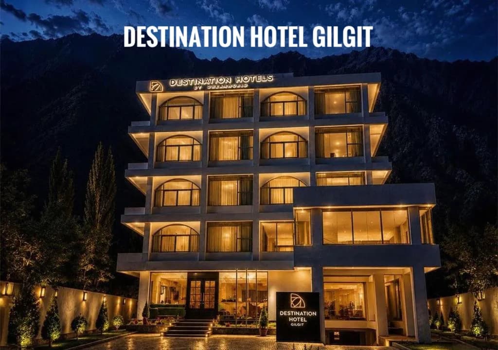 Destination Hotel Gilgit at night