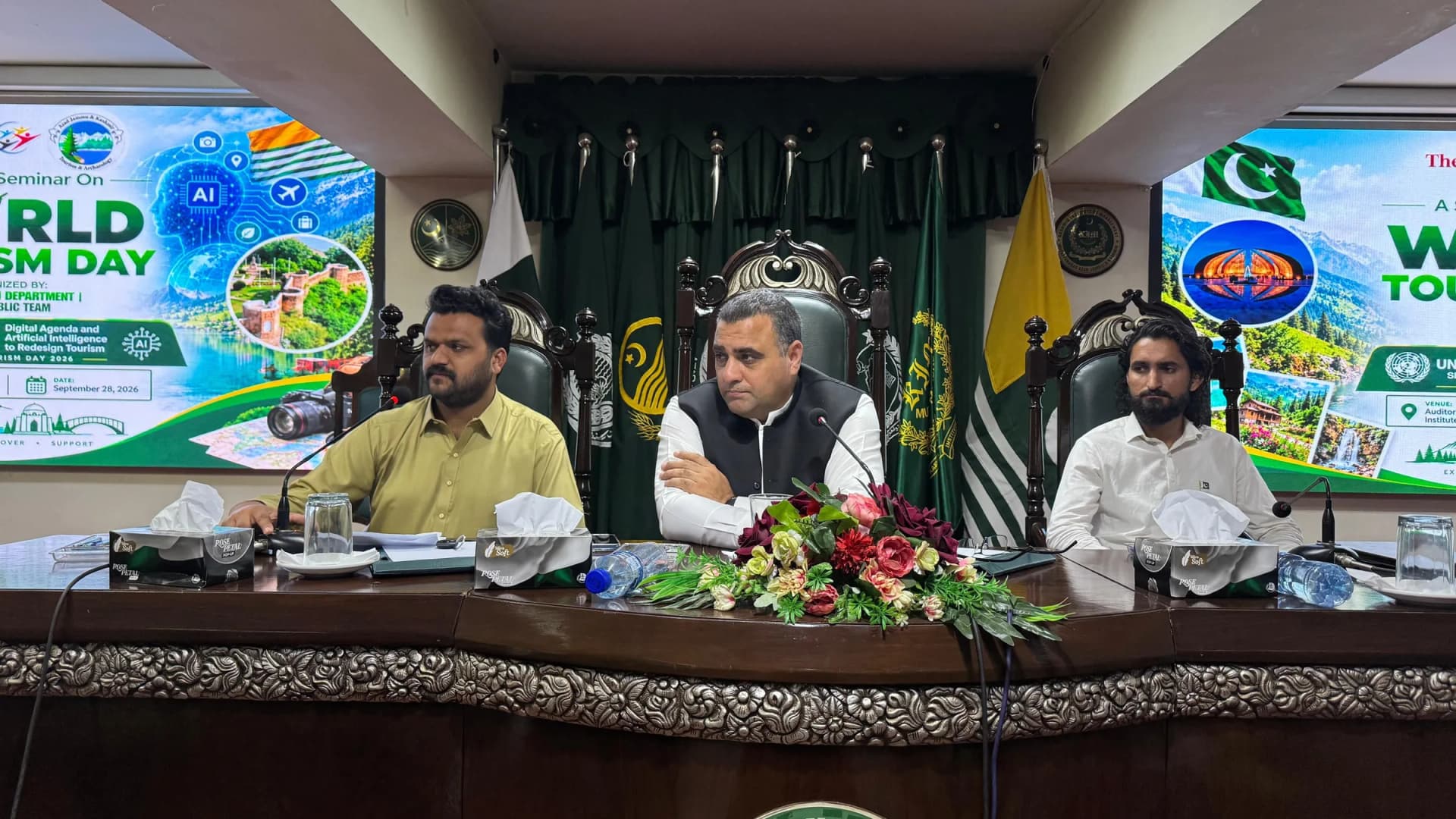 World Tourism Day panel in Muzaffarabad on artificial intelligence in tourism, hosted by Pakistan Travel Guide